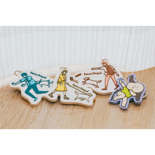 どれが出るかなラバーキーホルダー