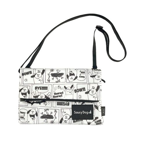 KiU×Saucy Dog 犬くん 防水サコッシュ