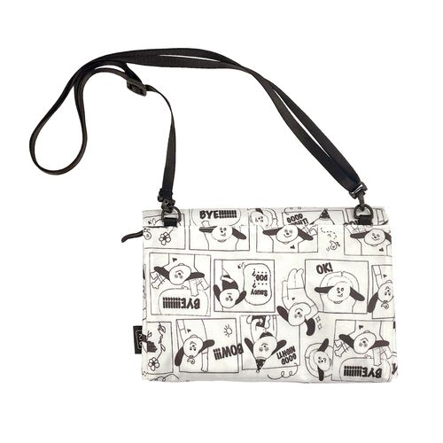 KiU×Saucy Dog 犬くん 防水サコッシュ