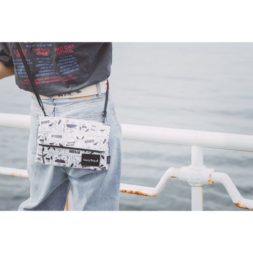 KiU×Saucy Dog 犬くん 防水サコッシュ