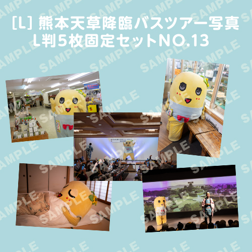「イルカに乗ったふなっしーと行く！熊本天草降臨バスツアー！」L判5枚セットNO.13