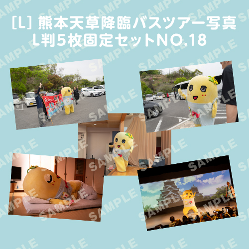 「イルカに乗ったふなっしーと行く！熊本天草降臨バスツアー！」L判5枚セットNO.18