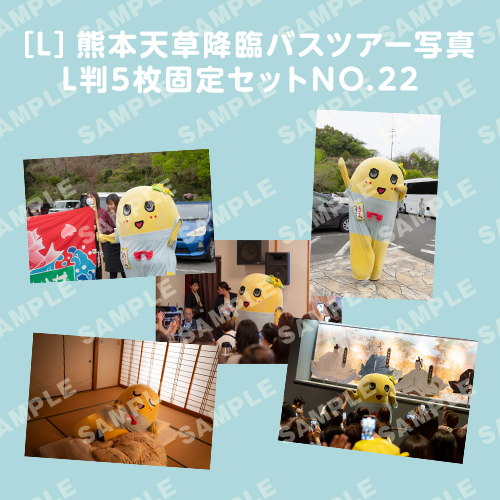 「イルカに乗ったふなっしーと行く！熊本天草降臨バスツアー！」L判5枚セットNO.22