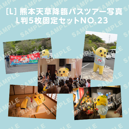 「イルカに乗ったふなっしーと行く！熊本天草降臨バスツアー！」L判5枚セットNO.23