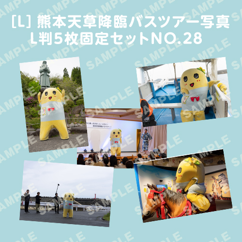 「イルカに乗ったふなっしーと行く！熊本天草降臨バスツアー！」L判5枚セットNO.28