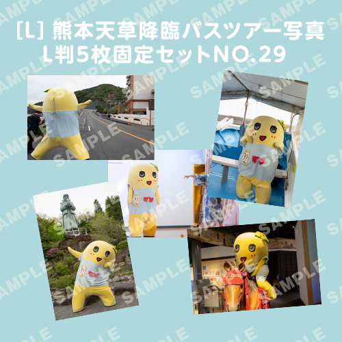 「イルカに乗ったふなっしーと行く！熊本天草降臨バスツアー！」L判5枚セットNO.29