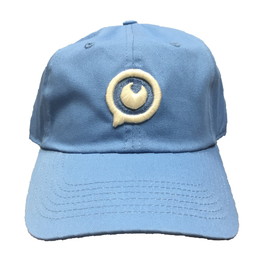 カーブバイザーキャップ/ライトブルー