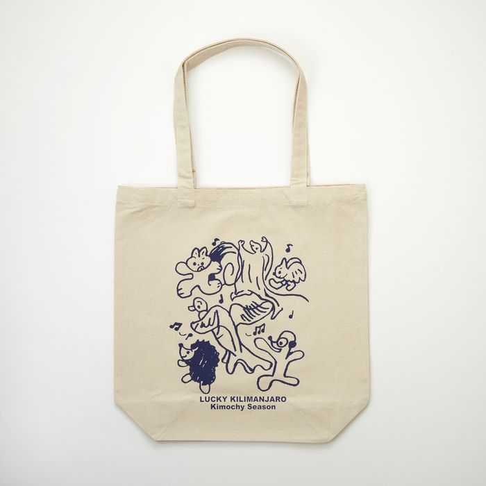 【Lucky Kilimanjaro】Kimochyよく踊ろうぜトートバッグ -コマツタスクコラボ-