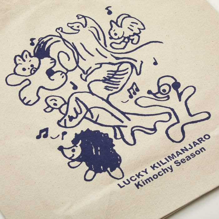 【Lucky Kilimanjaro】Kimochyよく踊ろうぜトートバッグ -コマツタスクコラボ-