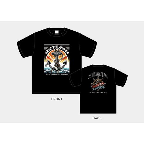 事後販売【2024ツアーグッズ】RAISE THE ANCHORTシャツ（ブラック）