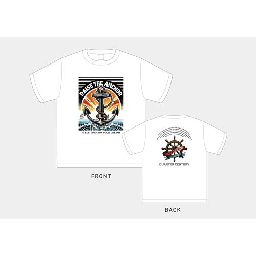 事後販売【2024ツアーグッズ】RAISE THE ANCHORTシャツ（ホワイト）