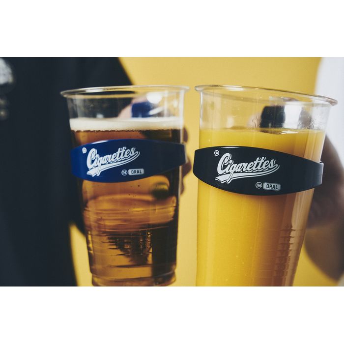 【32】シガレッツロゴカップホルダー/ブルー