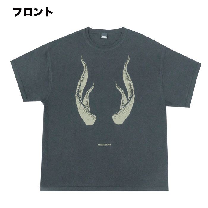 【8】PD'24 × SIVA(MUZE) ラビリンスビッグシルエットTシャツ/ダークブラック