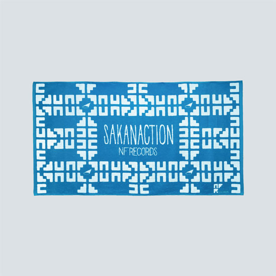 NF PATTERN BIG TOWEL/Blue