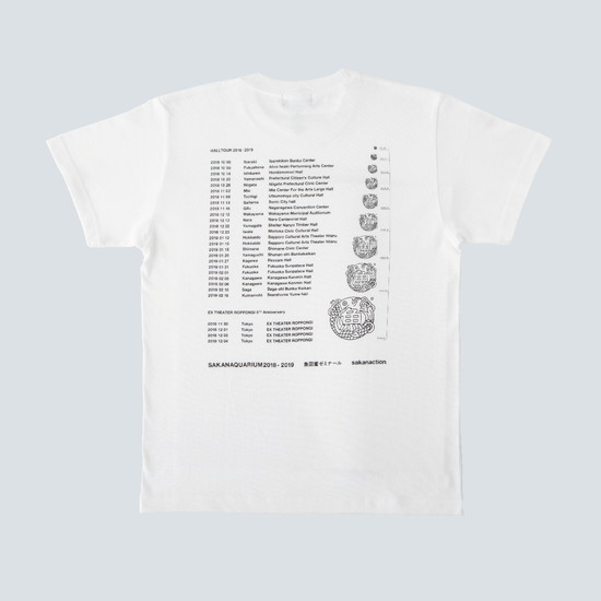 Sakanazukan Seminar TOUR TEE(White)