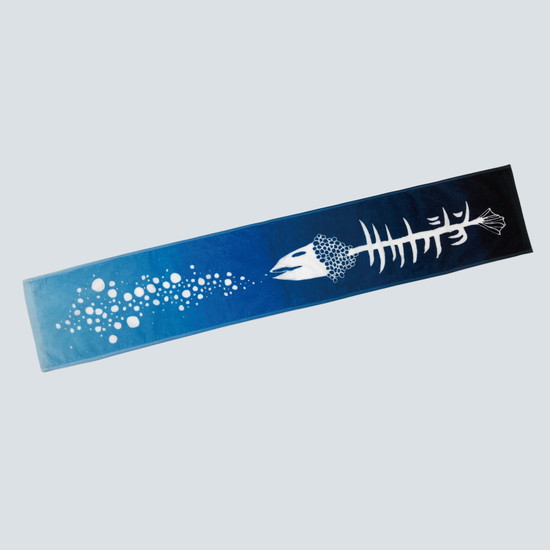 MUFFLER TOWEL GRADATION N/B