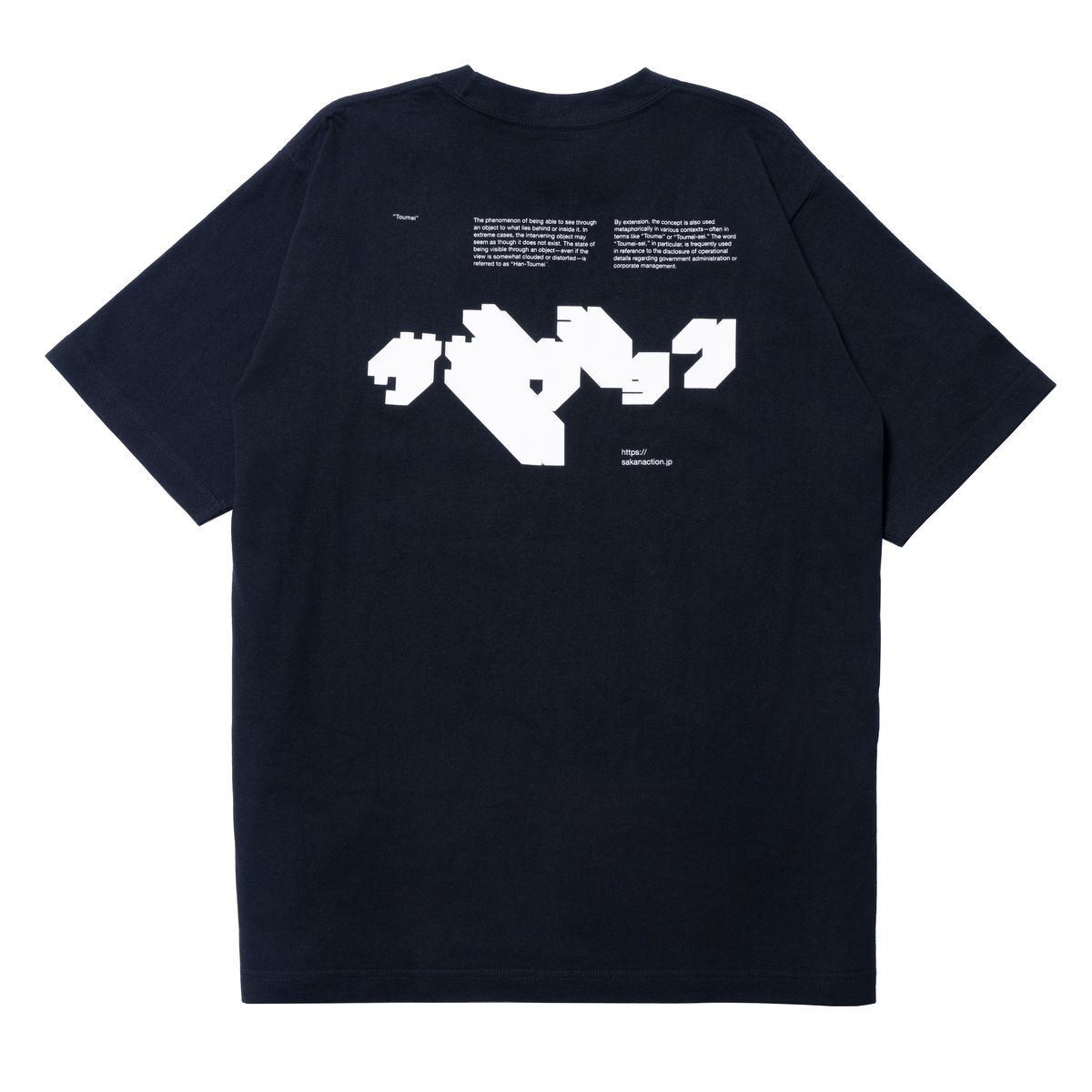 “Toumei” TEE/BLACK