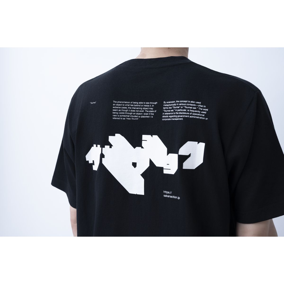 “Toumei” TEE/BLACK
