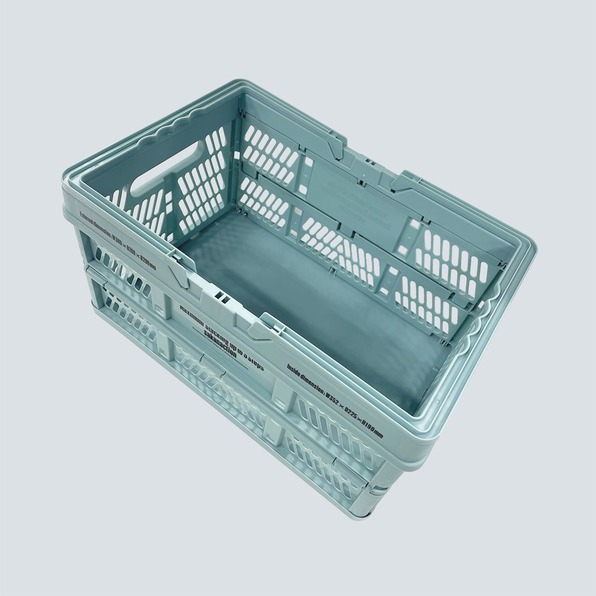 FOLDING HANDY CONTAINER/Smoke Blue