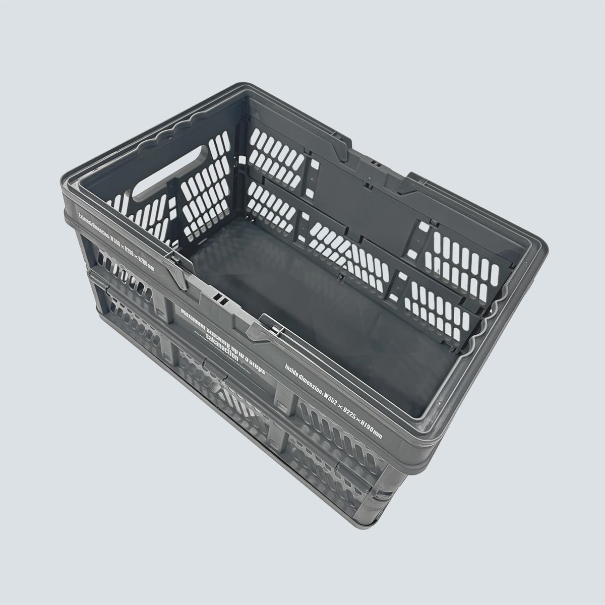 FOLDING HANDY CONTAINER/Dark Gray