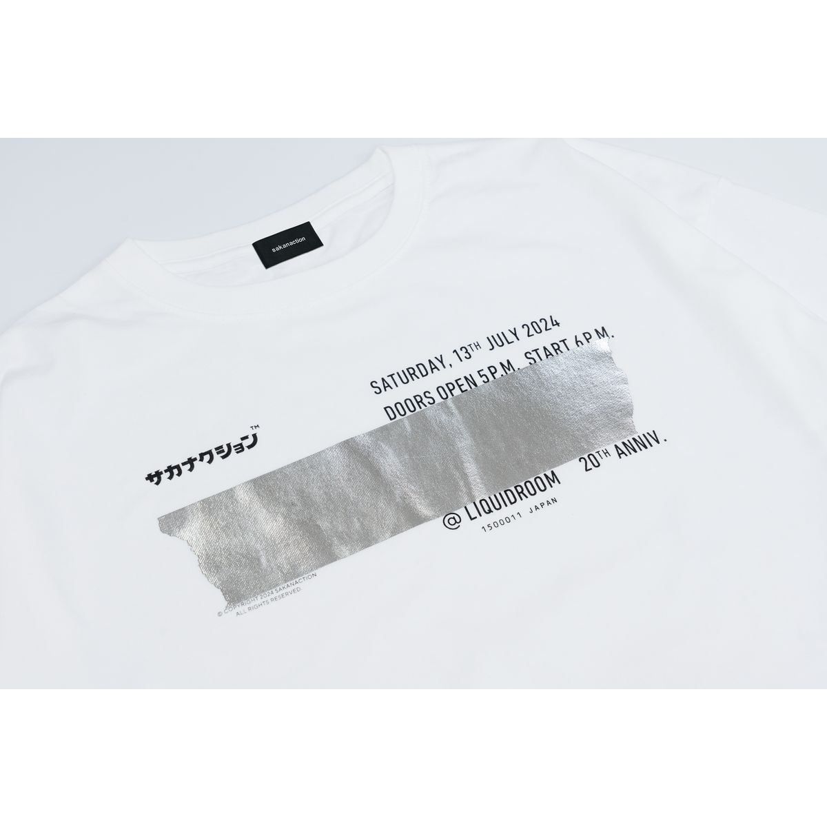 sakanaction×LIQUIDROOM 20th ANNIVERSARY TEE