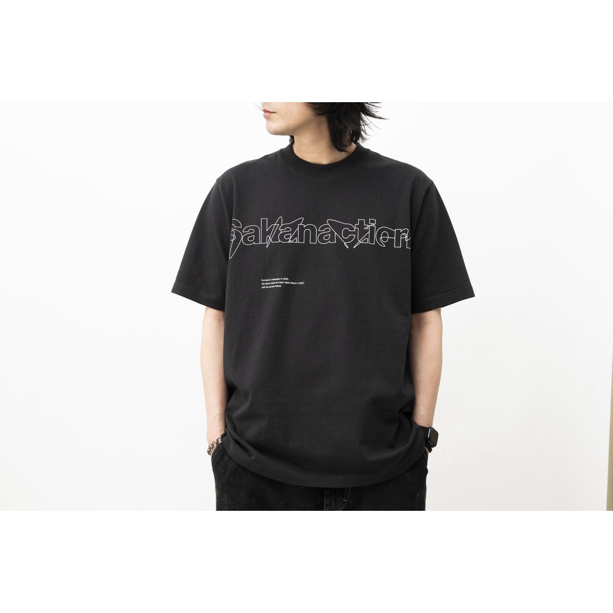 【1】sakanaction LOGO TEE