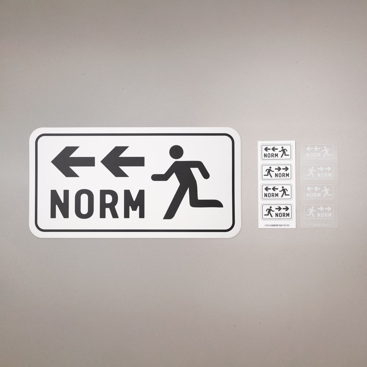 NORM MAGNET & STICKER SET
