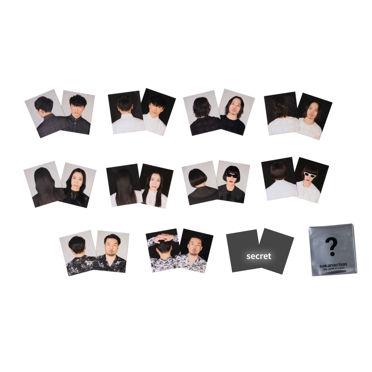 sakanaction TWO-LAYER STICKERS