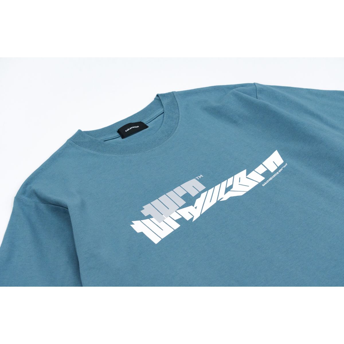 turn TOUR TEE/Dusty Turquoise blue