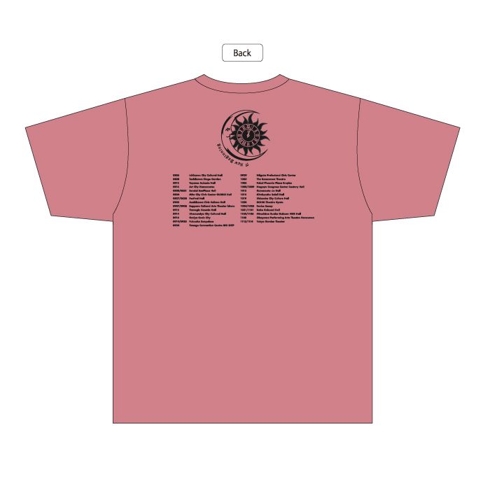 Resume ～レジューム 新たな始まり ツアーTシャツ【ピンク】