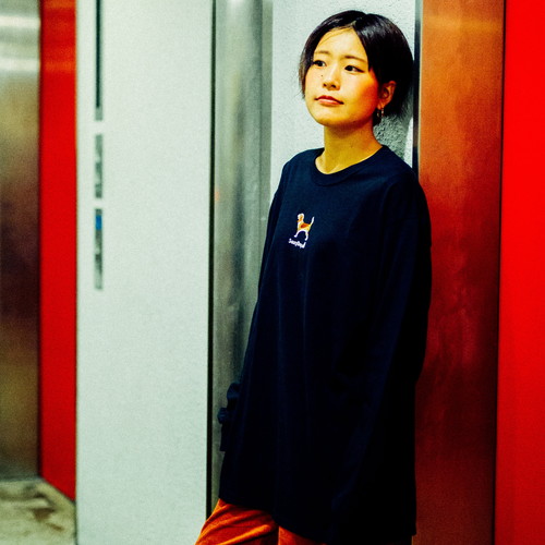 わんこロンT ～ビーグルver.～/ブラック