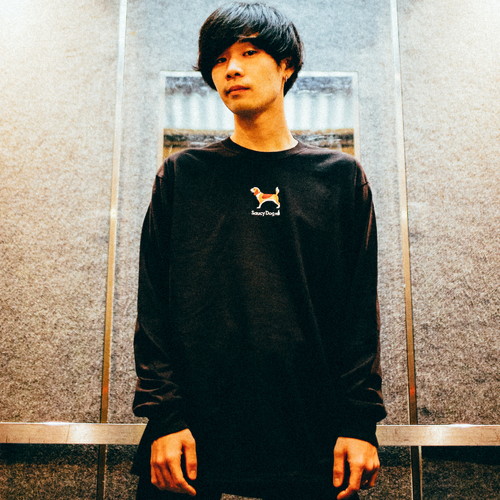 わんこロンT ～ビーグルver.～/ブラック