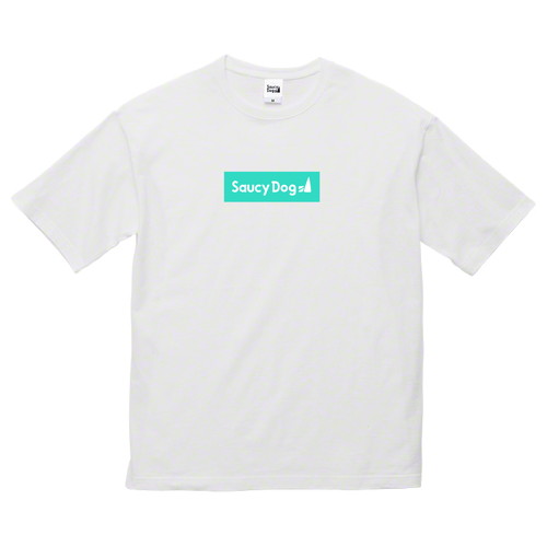 ぷくっとロゴビッグシルエットTシャツ/ホワイト