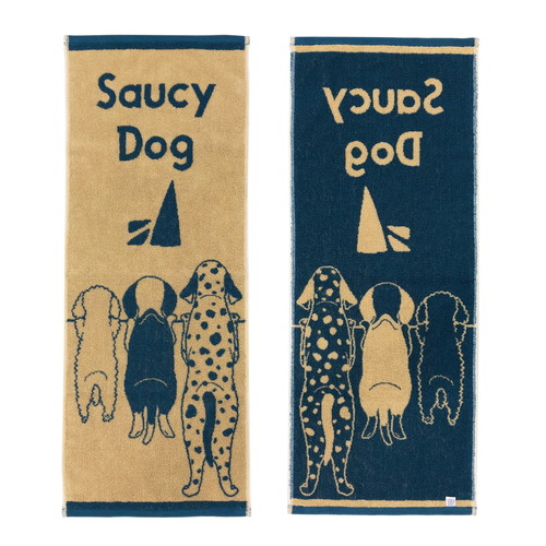 わんこジャガードタオル