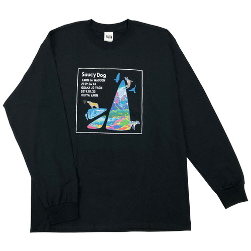 YAON de WAOOON 限定ロンT/ブラック