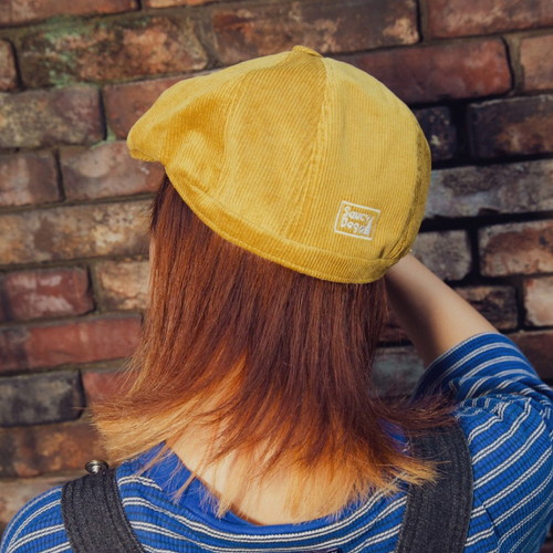 コーデュロイキャスケット