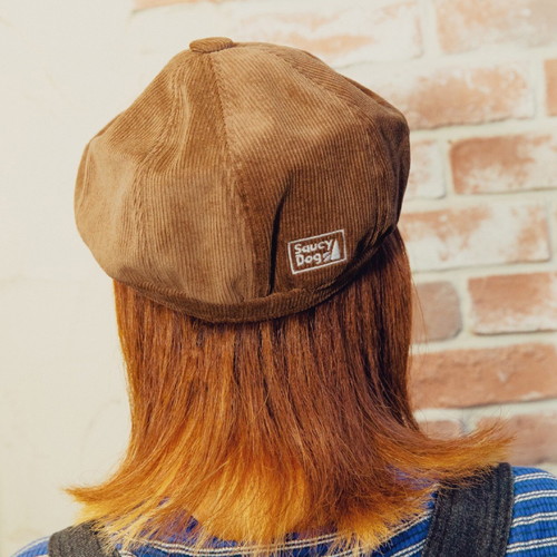 コーデュロイキャスケット