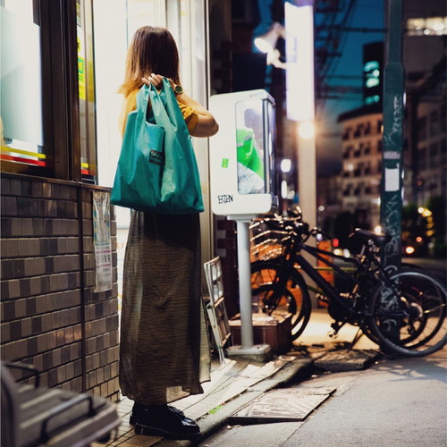 エコバッグ/グレーベージュ