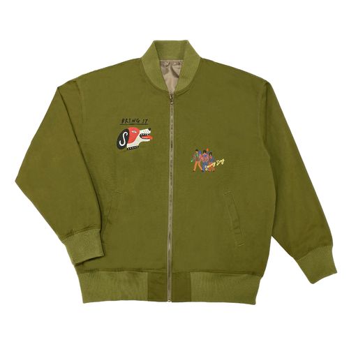 オリジナル刺繍ブルゾン