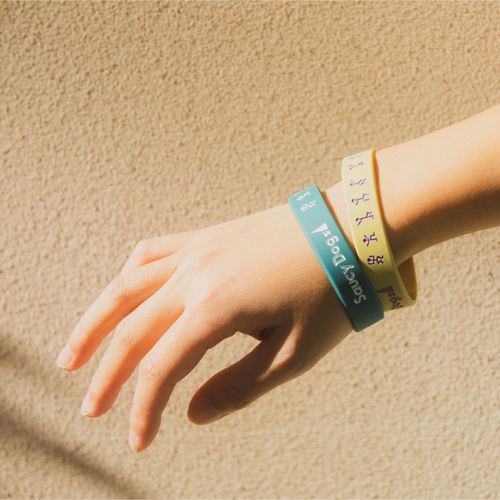 踊る人形暗号ラバーバンド/ピスタチオグリーン