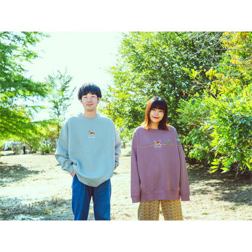 わんこスウェット ～ビーグルver.～/ダスティーピンク