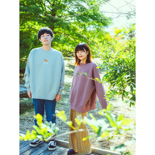 わんこスウェット ～ビーグルver.～/ダスティーピンク