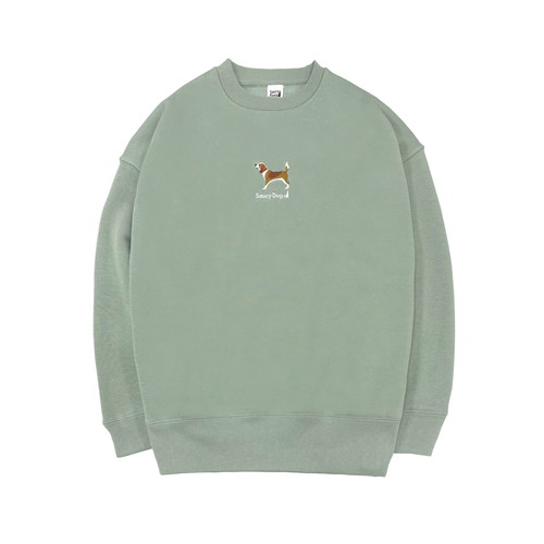 わんこスウェット ～ビーグルver.～/スモーキーグリーン