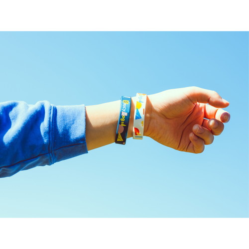 カラフルつみきラバーバンド/ホワイト