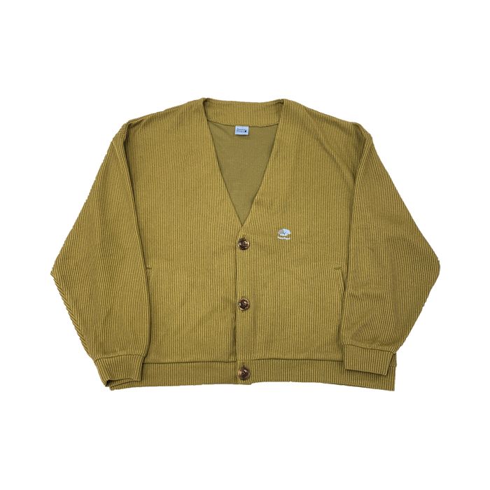 ミニわんこ刺繍カーディガン/カーキ