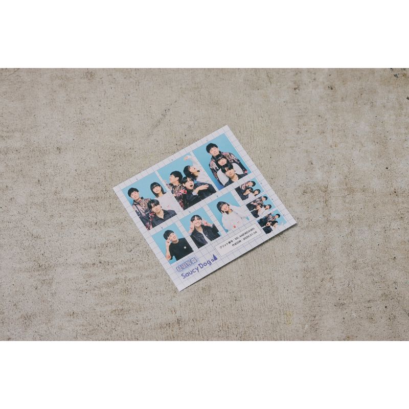 【13】Saucy Dog 証明写真風ステッカー