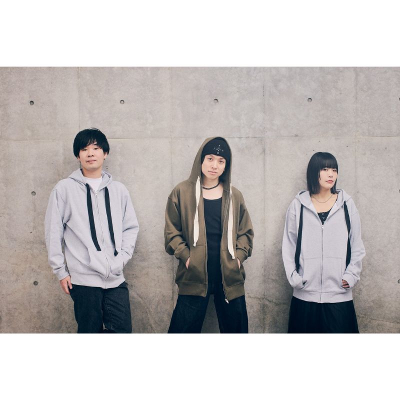 【3】“A NEW DAWN”  ジップパーカー/ミックスグレー