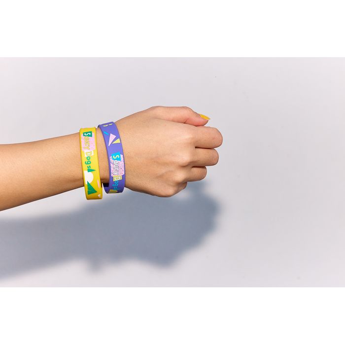 カラフルつみきラバーバンド/パープル