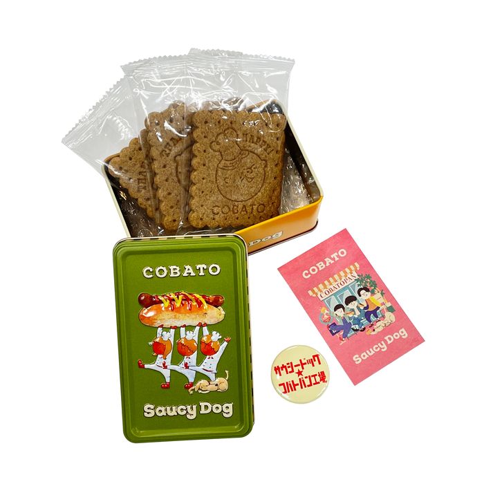 Saucy Dog×コバトパン工場 クッキー缶