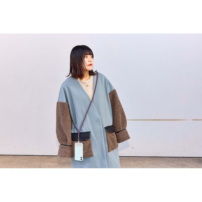 スマホショルダーストラップ/パープル